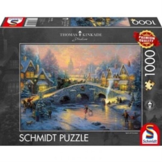 Spirit of Christmas by Thomas Kinkade - 1000 Piece Schmidt Puzzle Spirit of Christmas by Thomas Kinkade - 1000 Piece Schmidt Puzzle