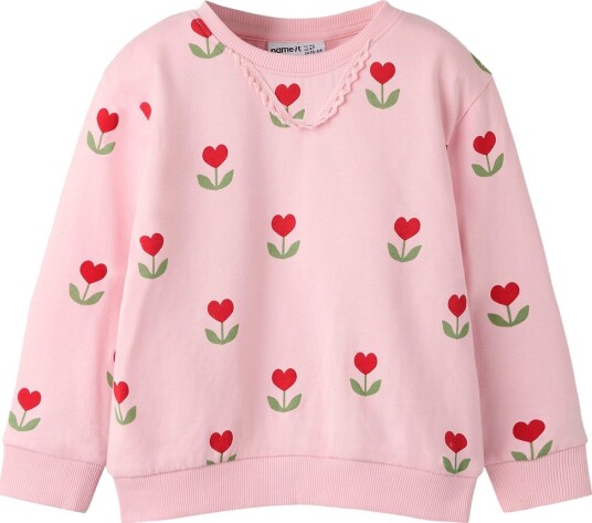 Name It Collegegenser NmfNancy Parfait Pink Name It 3 år (98) Collegegenser Grønn Rosa Rød