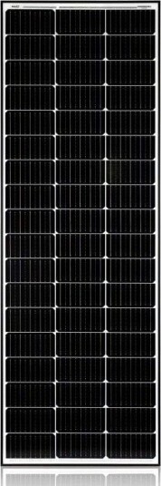 Monokrystallinsk solcellepanel 165W for bobil og båt
