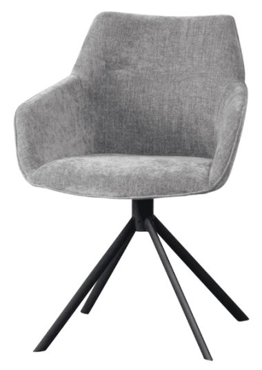 Trend Collection JOHNSON Svingbar Spisestol Crown Grå