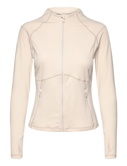 aim´n Sculpting Zip Jacket - Beige - M aim´n Sculpting Zip Jacket - Beige - M