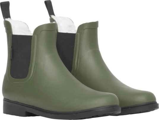 Urberg Womens Malme Rubber Fleece Boots Capers 36
