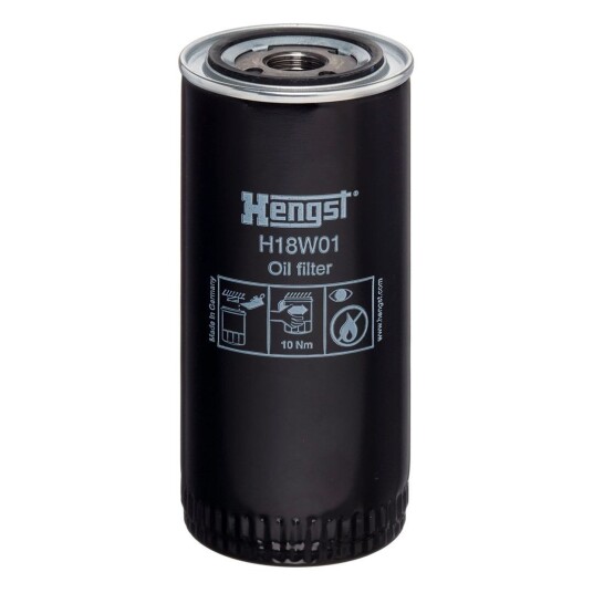 Oljefilter HENGST FILTER H18W01 Oljefilter HENGST FILTER H18W01