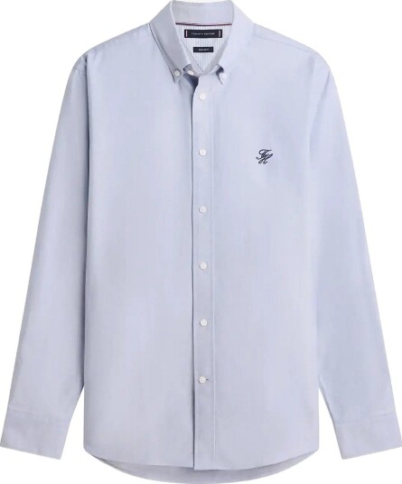 Tommy Hilfiger Heritage Oxford Imd Rf Shirt BISTRO BLUE XXL