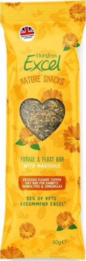 Burgess Excel Forage & Feast Bar Marigold 60g