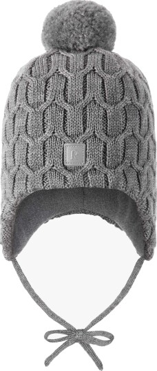 Reima Kids' Beanie Nunavut Melange Grey 48 Reima Kids' Beanie Nunavut Melange Grey 48