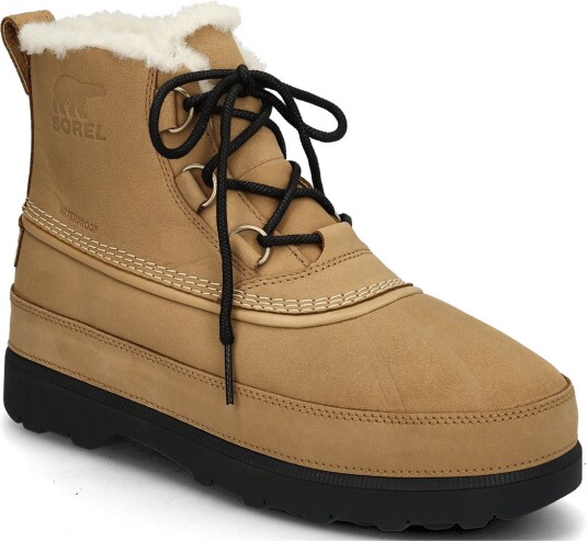 Sorel Ambler Fireside Chukka Wp CARIBOU BUFF BLACK 42.5
