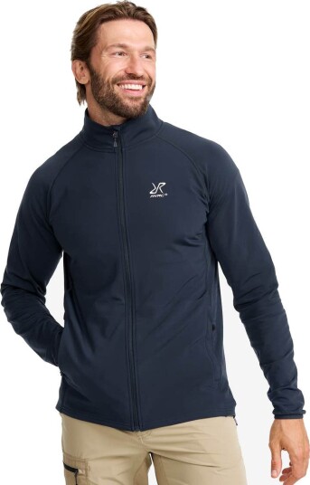 Revolutionrace Pulse Running Long sleeved T shirt Herre Black 2XL Herre Overdeler Langermede skjorter