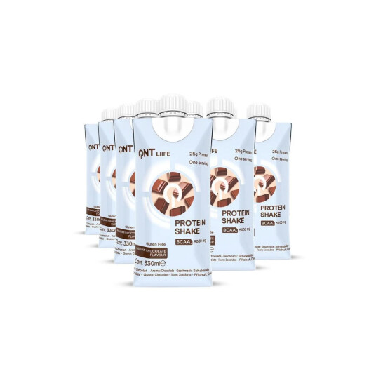 Qnt Liife Protein shake 25g 12x330ml Belgian Chocolate Qnt Liife Protein shake 25g 12x330ml Belgian Chocolate