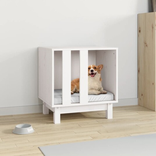 Hundehus Hvit 50X40X52 cm Hundehus Hvit 50X40X52 cm