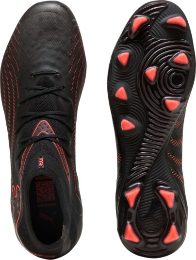 PUMA Future 9 Pro FG/AG Fotballsko Rød/Svart 42,5