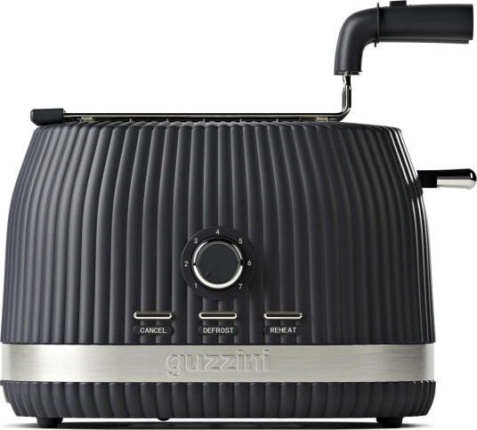 Guzzini Sous Chef Brødrister 800 W Grå med Sammenleggbare Tang Guzzini Sous Chef Brødrister 800 W Grå med Sammenleggbare Tang