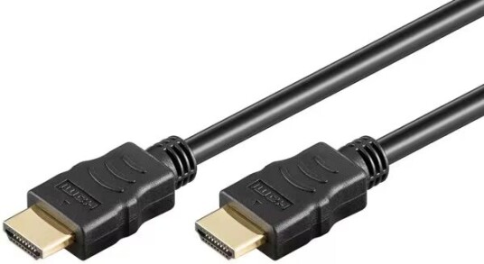 Høyhastighets HDMI-kabel med Ethernet 5m Svart