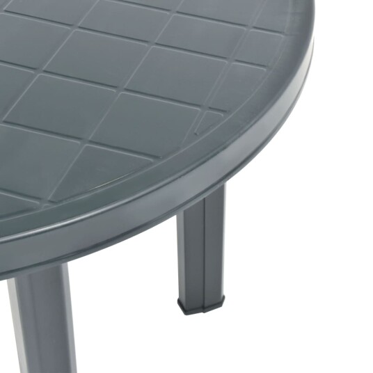 vidaXL Hagebord grønn 89 cm plast