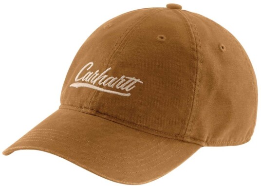 Carhartt Canvas Script Graphic Damer Cap en størrelse Brun