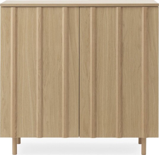 Normann Copenhagen Rib skap 96 x 98,5 cm Oak Normann Copenhagen Rib skap 96 x 98,5 cm Oak