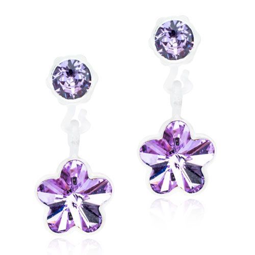 Blomdahls - Mp Pendant Flower 4/6mm, Violet Blomdahls - Mp Pendant Flower 4/6mm, Violet