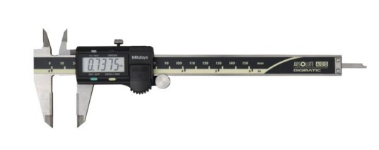 Mitutoyo Absolute Aos Digimatic Skjutmått 500-175-30 0-6in, 0,0005in Hårdmetallbel. Skänklar, Flat Sticka, Friktionsrulle, Datautgång Mitutoyo Absolute Aos Digimatic Skjutmått 500-175-30 0-6in, 0,0005in Hårdmetallbel. Skänklar, Flat Sticka, Friktionsrulle, Datautgång