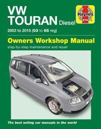 Volkswagen Touran Diesel (03 - 15) 03 To 65 Haynes Repair Manual Av Mark Storey