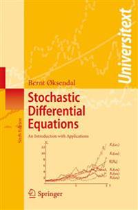 Stochastic Differential Equations Av Bernt Oksendal Stochastic Differential Equations Av Bernt Oksendal