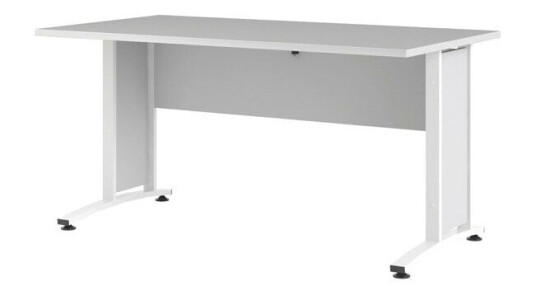Prisme skrivebord bredde 150 cm hvit.