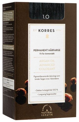 Korres Argan Oil Advanced Colorant 1.0 Black
