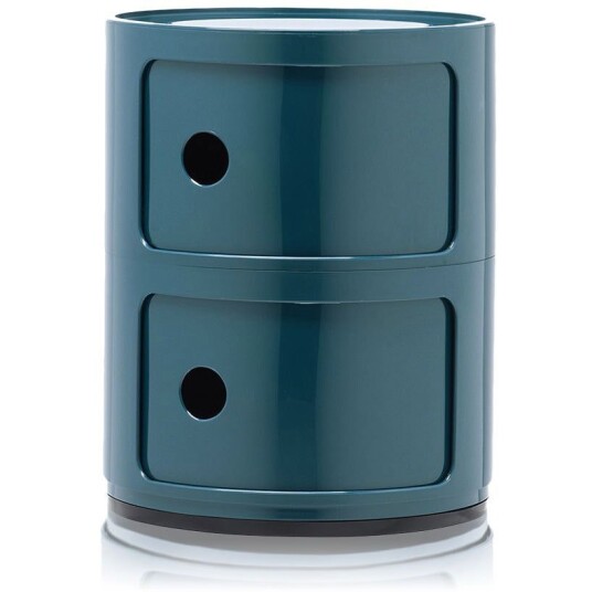 Kartell Componibili Classic Oppbevaring med 2 Rom Blå