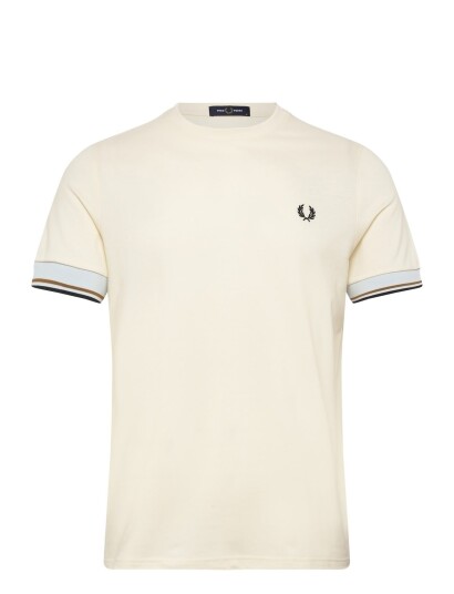 Fred Perry Twin Tipped Cuff Tee Cream XXL Fred Perry Twin Tipped Cuff Tee Cream XXL