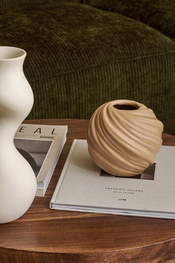 Ellos Home Vase Ilma høyde 12,5 cm Beige Ellos Home Vase Ilma høyde 12,5 cm Beige