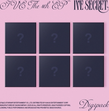 Ive Ive Secret Digipack Random Cover Version incl. Photobook, Photocard + MiniFolded Poster CD