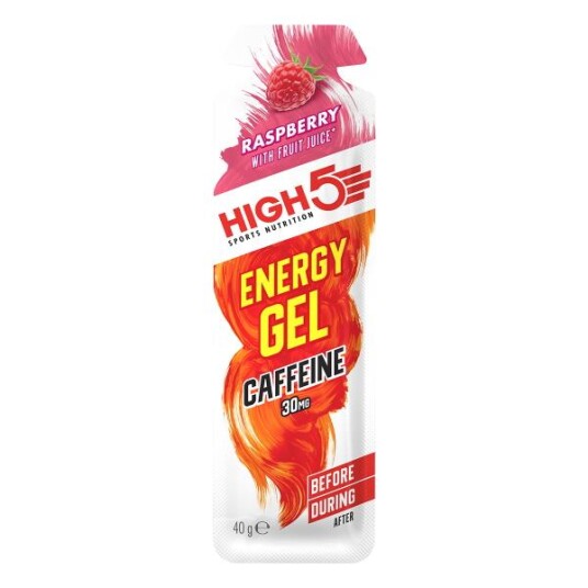 High5 Energy Gel 40g - Caffeine Raspberry
