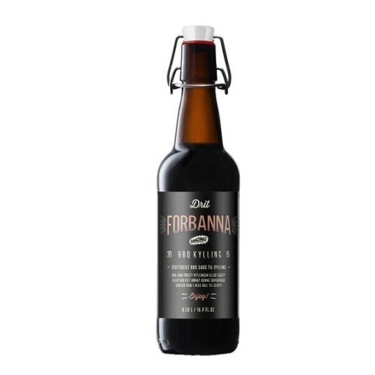 Drit Forbanna - BBQ saus kylling 0,5L Drit Forbanna - BBQ saus kylling 0,5L
