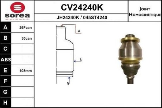 Drivledd EAI CV24240K