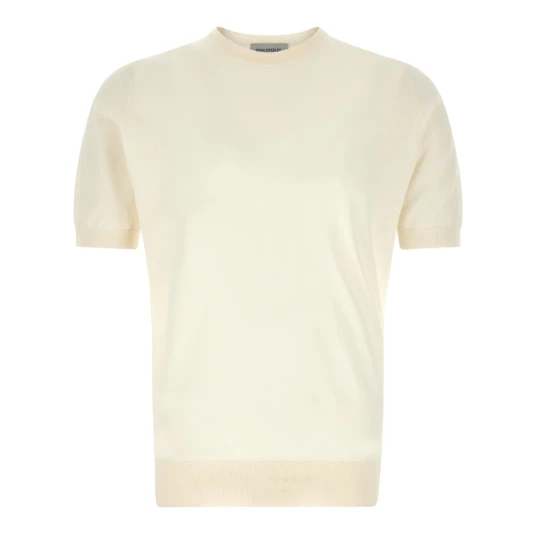 John Smedley Herre Strikkevarer Hvit L, John Smedley Herre Strikkevarer Hvit L,