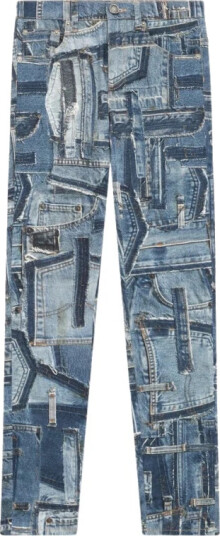 Roberto Cavalli Dame Jeans Blå 2XL,