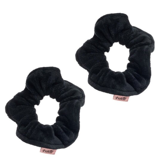 Shelas Scrunchies Black 2stk Shelas Scrunchies Black 2stk