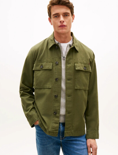 Tommy Hilfiger Gmd Utility Shirt Jacket Khaki green XL Tommy Hilfiger Gmd Utility Shirt Jacket Khaki green XL