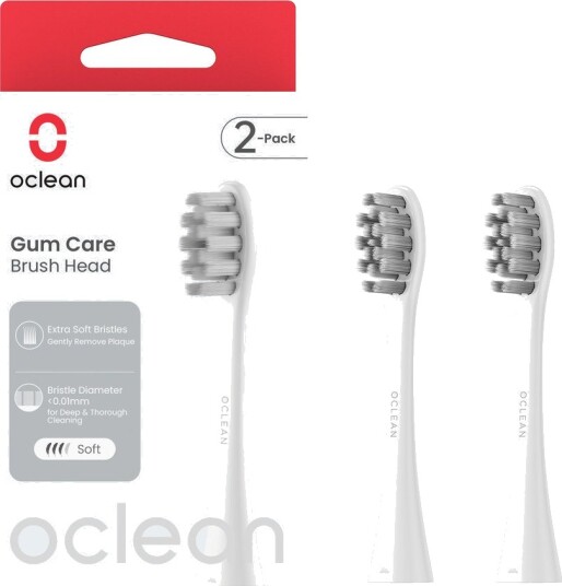 Oclean Ultra Gum Care Brush Head White 2pcs