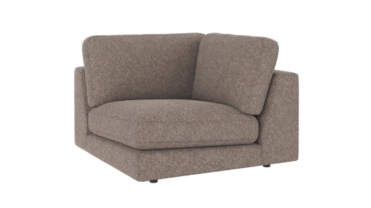 Rowico Home Duncan hjørnedel Mørk beige Bobby 4 103 x 103 x 78 cm Beige