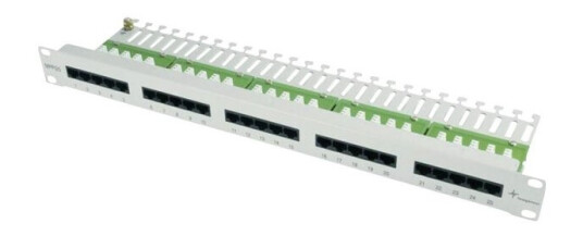Telegärtner Patchpanel 48,26 Cm (19") Isdn/Tel 1U Mppi25-H