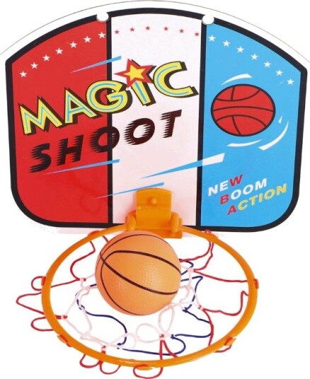 Miniatyr Basketballkurv Og Basketball