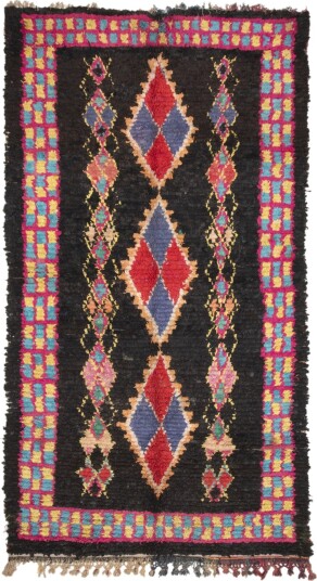 Marokkansk Boucherouite teppe 315 x 165 cm Marokkansk Boucherouite teppe 315 x 165 cm
