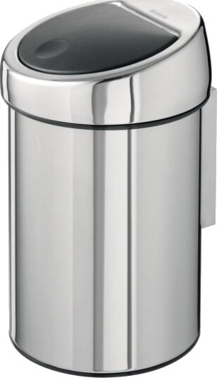 Hygienebøtte Brabantia Touch Bøtte Stål Blank Rustfritt Stål 3 L Innerbøtte Av Plast Soft Close