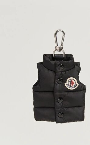 Moncler Mini Vest Key Ring Black Moncler Mini Vest Key Ring Black