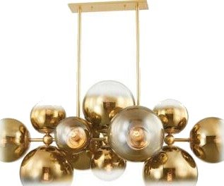 Hudson Valley Lighting Kyoto taklampe vintage messing 427 56 VPB CE