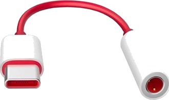 OnePlus USB-C / 3.5mm Kabel Adapter Bulk Rød / Hvit OnePlus USB-C / 3.5mm Kabel Adapter Bulk Rød / Hvit