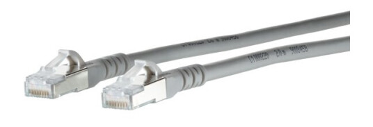 Metz Connect 1308457533-E 7,5 M Cat6a S/Ftp S-Stp Rj-45 Rj-45 Grå