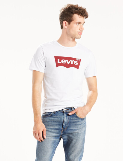 Levi"s® Graphic Setin Neck Hm Graphic - White - XXL