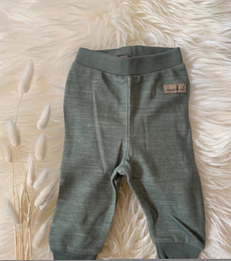 Need It   Leggings i ull/bambus "Digg" Skjønn Grø