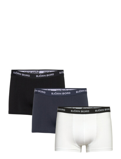 Björn Borg Cotton Stretch Trunk 3P - Navy - XXL Björn Borg Cotton Stretch Trunk 3P - Navy - XXL